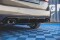 Heck Ansatz Diffusor + Endschalldampfer Sportauspuff Attrappe für Peugeot 308 SW Mk2 Facelift schwarz Hochglanz