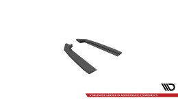 Street Pro Heck Ansatz Flaps Diffusor V.1 + Flaps passend für Ford Mustang GT Mk6 Facelift rot
