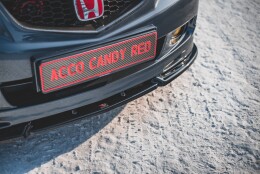 Cup Spoilerlippe Front Ansatz V.2 passend für Honda Accord Mk7 Type-S schwarz Hochglanz