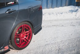 Heck Ansatz Flaps Diffusor V.2 passend für Honda Accord Mk7 Type-S schwarz Hochglanz