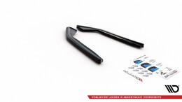 Heck Ansatz Flaps Diffusor V.2 passend für Honda Accord Mk7 Type-S schwarz Hochglanz