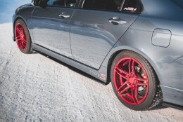 Seitenschweller Ansatz Cup Leisten V.2 passend für Honda Accord Mk7 Type-S schwarz Hochglanz