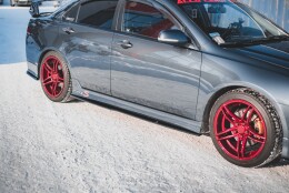 Seitenschweller Ansatz Cup Leisten V.2 passend für Honda Accord Mk7 Type-S schwarz Hochglanz