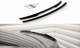 Heck Spoiler Aufsatz Abrisskante passend für Skoda Octavia Mk3 Facelift schwarz Hochglanz