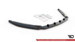 Cup Spoilerlippe Front Ansatz V.1 passend für Skoda Octavia Mk3 Facelift schwarz Hochglanz
