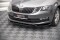 Cup Spoilerlippe Front Ansatz V.1 passend für Skoda Octavia Mk3 Facelift schwarz Hochglanz