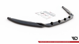 Cup Spoilerlippe Front Ansatz V.2 passend für Skoda Octavia Mk3 Facelift schwarz Hochglanz
