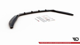 Cup Spoilerlippe Front Ansatz V.2 passend für Skoda Octavia Mk3 Facelift schwarz Hochglanz