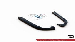 Heck Ansatz Flaps Diffusor für Skoda Octavia Mk3 Facelift schwarz Hochglanz