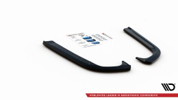 Heck Ansatz Flaps Diffusor passend für Skoda Octavia Mk3 Facelift schwarz Hochglanz