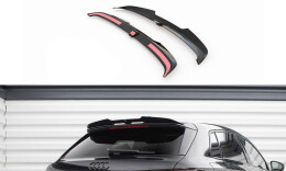Heck Spoiler Aufsatz Abrisskante V.2 für Audi RS3 / S3 / A3 S-Line Sportback 8Y / 8Y Facelift schwarz Hochglanz