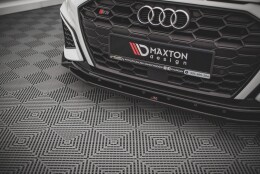 Cup Spoilerlippe Front Ansatz V.2 passend für Audi S3 / A3 S-Line 8Y schwarz Hochglanz