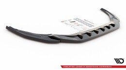 Cup Spoilerlippe Front Ansatz V.4 passend für Audi S3 / A3 S-Line 8Y schwarz Hochglanz