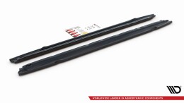Seitenschweller Ansatz Cup Leisten V.1 passend für Audi S3 / A3 S-Line 8Y schwarz Hochglanz