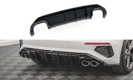 Heck Ansatz Diffusor passend für Audi S3 Sportback...