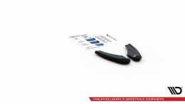 Heck Ansatz Flaps Diffusor V.1 passend für Audi S3 Sportback 8Y schwarz Hochglanz