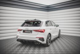 Heck Ansatz Flaps Diffusor V.2 passend für Audi S3...