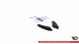 Heck Ansatz Flaps Diffusor V.2 passend für Audi S3 Sportback 8Y schwarz Hochglanz