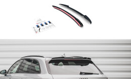 Heck Spoiler Aufsatz Abrisskante V.2 passend für Audi S4 / A4 S-Line Avant B9 schwarz Hochglanz