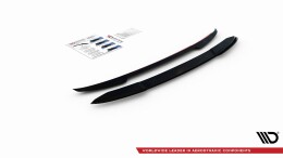 Heck Spoiler Aufsatz Abrisskante V.2 passend für Audi S4 / A4 S-Line Avant B9 schwarz Hochglanz