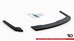 Heck Ansatz Flaps Diffusor V.2 für Audi A4 S-Line B9 schwarz Hochglanz
