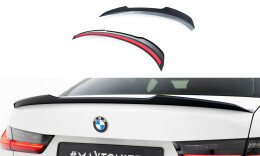 Heck Spoiler Aufsatz Abrisskante passend für BMW M340i / 3 M-Paket / M3 Limousine G20 schwarz Hochglanz