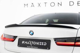 Heck Spoiler Aufsatz Abrisskante passend für BMW M340i / 3 M-Paket / M3 Limousine G20 schwarz Hochglanz