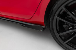 Seitenschweller Flaps passend für VW Golf R / R-Line Mk7 FL schwarz Hochglanz
