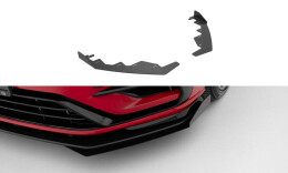 Front Stoßstange Flaps passend für VW Golf R / R-Line Mk7 FL schwarz Hochglanz