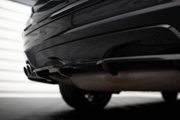 Mittlerer Cup Diffusor Heck Ansatz passend für BMW X4 M Paket DTM LOOK schwarz Hochglanz