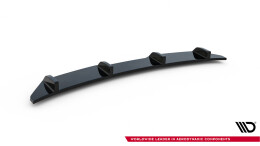 Street+ Mittlerer Diffusor Heck Ansatz passend für BMW X4 M Paket RACE schwarz Hochglanz