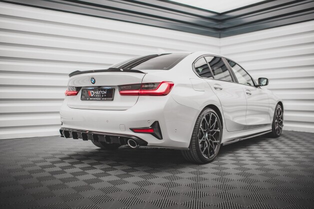 Street+ Heck Ansatz Diffusor passend für BMW 3er G20 / G21 schwarz Hochglanz