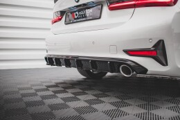 Heck Ansatz Diffusor für BMW 3er G20 / G21 schwarz Hochglanz
