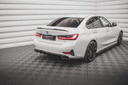 Heck Ansatz Flaps Diffusor für BMW 3er G20 / G21 schwarz Hochglanz