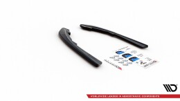 Heck Ansatz Flaps Diffusor passend für BMW 3er G20 / G21 schwarz Hochglanz