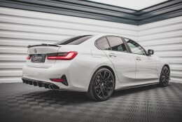Seitenschweller Ansatz Cup Leisten passend für BMW 3er G20 / G21 schwarz Hochglanz