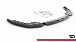 Cup Spoilerlippe Front Ansatz V.5 passend für BMW 3er G20 / G21 M-Paket schwarz Hochglanz