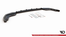 Cup Spoilerlippe Front Ansatz V.5 passend für BMW 3er G20 / G21 M-Paket schwarz Hochglanz