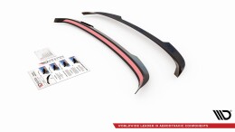 Heck Spoiler Aufsatz Abrisskante für BMW 3er Standard / M340 / M-Paket / M3 Touring G21 / G81 schwarz Hochglanz