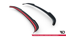 Heck Spoiler Aufsatz Abrisskante passend für BMW 3er Standard / M340 / M-Paket / M3 Touring G21 / G81 schwarz Hochglanz