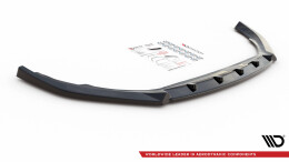 Cup Spoilerlippe Front Ansatz V.2 passend für Volvo V90 Mk2 schwarz Hochglanz