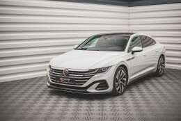 Street Pro Cup Spoilerlippe Front Ansatz passend für VW Arteon R-Line Facelift SCHWARZ