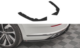 Street Pro Heck Ansatz Flaps Diffusor passend für VW Arteon R-Line Facelift SCHWARZ