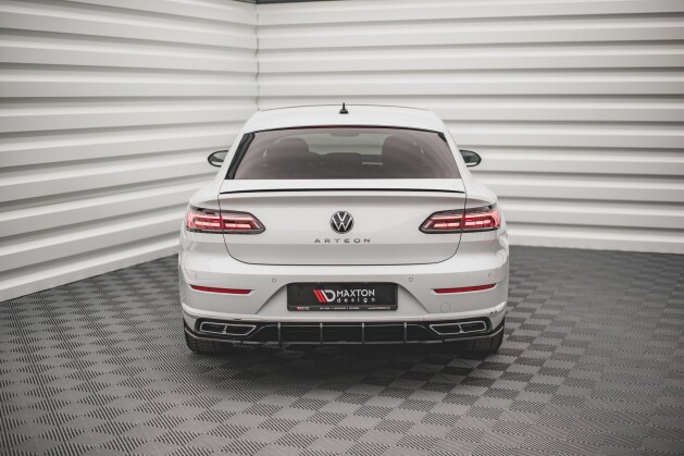 Street Pro Heck Ansatz Flaps Diffusor für VW Arteon R-Line Facelift ROT
