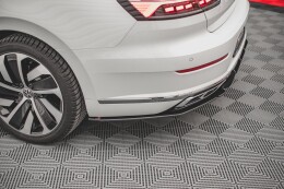Street Pro Heck Ansatz Flaps Diffusor für VW Arteon R-Line Facelift ROT