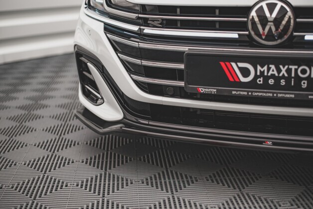 Cup Spoilerlippe Front Ansatz V.3 passend für VW Arteon R-Line Facelift schwarz Hochglanz