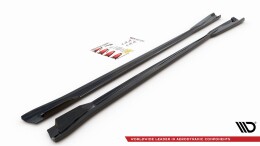 Seitenschweller Ansatz Cup Leisten passend für VW Arteon R/ R-Line Facelift schwarz Hochglanz