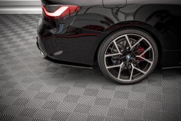 Street Pro Heck Ansatz Flaps Diffusor passend für BMW 4er M-Paket G22 rot
