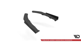 Street Pro Heck Ansatz Flaps Diffusor + Flaps für BMW 4er M-Paket G22 / G23 / G22 Facelift / G23 Facelift schwarz Hochglanz