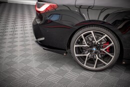 Street Pro Heck Ansatz Flaps Diffusor passend für BMW 4er M-Paket G22 SCHWARZ+ HOCHGLANZ FLAPS